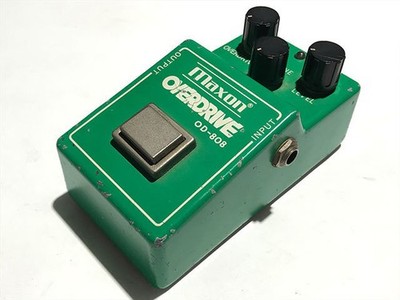 Maxon OD-808 Overdrive Guitar Pedal 1980 Vintage Used Large Case