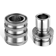 1 PCS Upgraded Stainless Steel Quick Connect Hose Fittings 3/4 Inch GHT Set