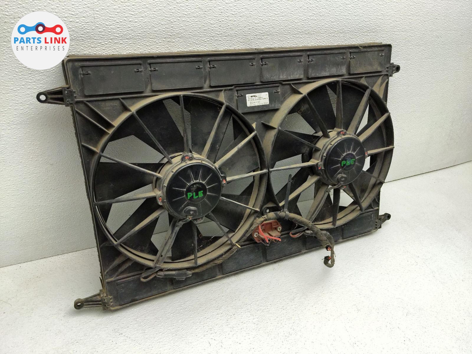 2008-10 MASERATI GranTurismo COOLING FAN RADIATOR COOLER SHROUD MOTOR ASSY M145
