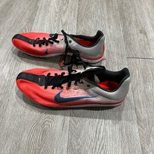 Nike Zoom Rival D 10 Men's Track Running Shoes Red Black Size 8 outdoor