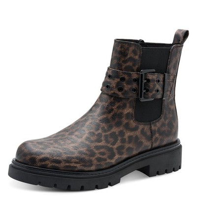 Marco Tozzi Stiefelette Stiefeletten Stiefel Boots Schuhe braun Leo 25437