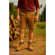Vintage OshKosh BGosh Mens Carpenter Shorts MADE in USA 44