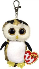 Ty Beanie Boo Boos 36602 Owliver the Owl Key Clip 9cm ****NEW