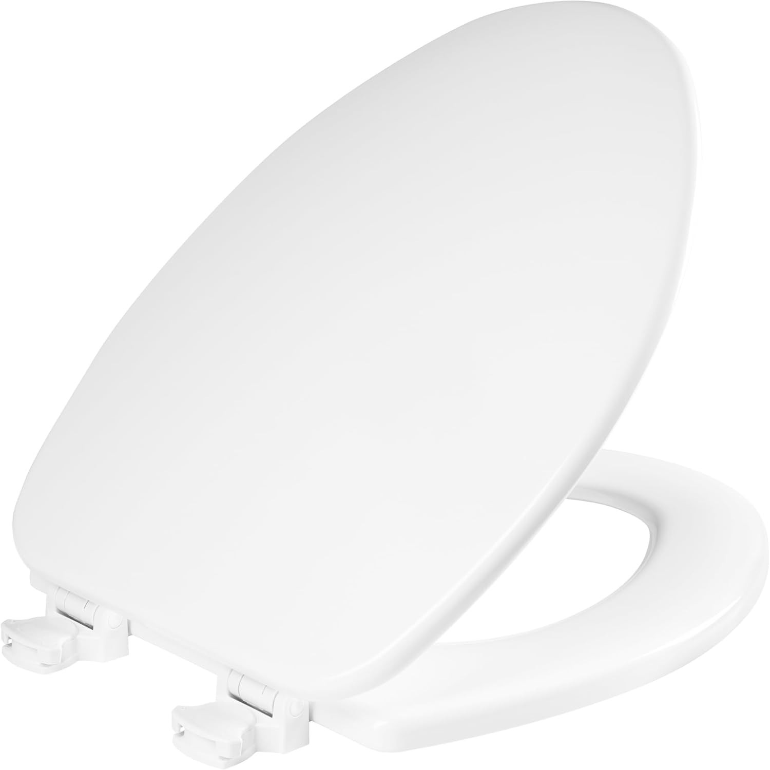 Elongated Easy Clean Hinges Durable White Fast Shipping