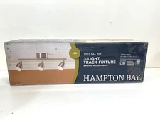 Hampton Bay 19 in. 3-Light Brushed Steel Integrated LED Track Lighting Kit New
