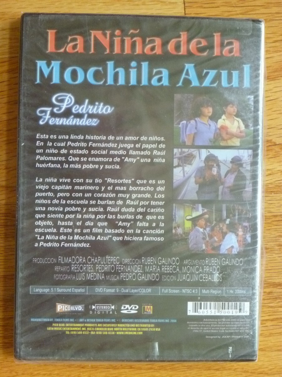 Azul Pedrito Fernández La De La Mochila Azul Lyrics La De La