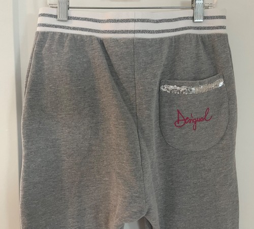 DESIGUAL Girls Jogger Style Sweatpants With Pockets - Size 13/14 - Fun Style! - Picture 7 of 9