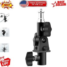 Durable U-Shape Camera Flash Mount for Umbrella Softbox - 1/4 to 3/8 inch