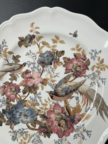 Set 4 piatti insalata Pottery Barn Piper uccellino floreale gres nuovi in confezione regalo - Foto 18 di 18