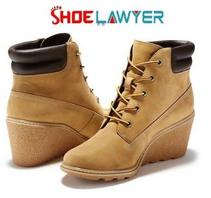 timberland wedge heel boots