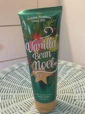 Bath and Body Works VANILLA Bean Noel Body Cream Ultra Shea holiday Edition 8 oz