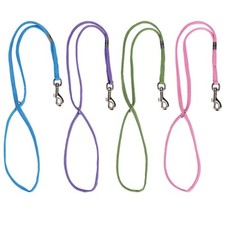 4 PASTEL PET DELUXE NYLON RESTRAINT 18" LOOP Noose for Grooming Table Arm Bath