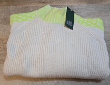 WILD FABLE Sweater Womens Size XS Cropped Off-White Mock Turtleneck Boxy