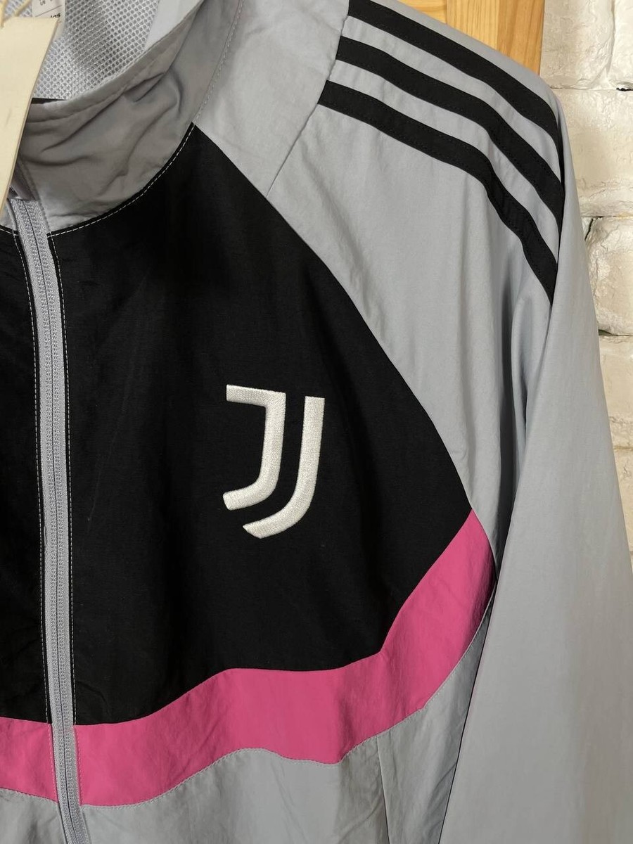 Juventus サッカージャージ 黒白ストライプ Juventus 1995-1996 Third Kit Long Sleeve Sz L Football