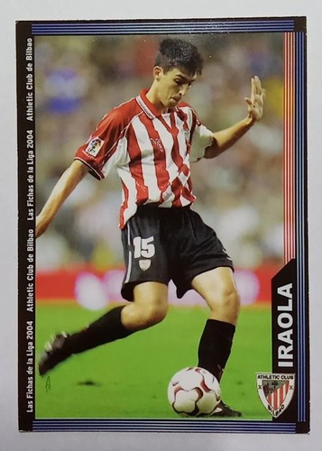 Andoni Iraola ROOKIE CARD 2003 04 ATHLETIC CLUB BILBAO Mundicromo Fichas Liga