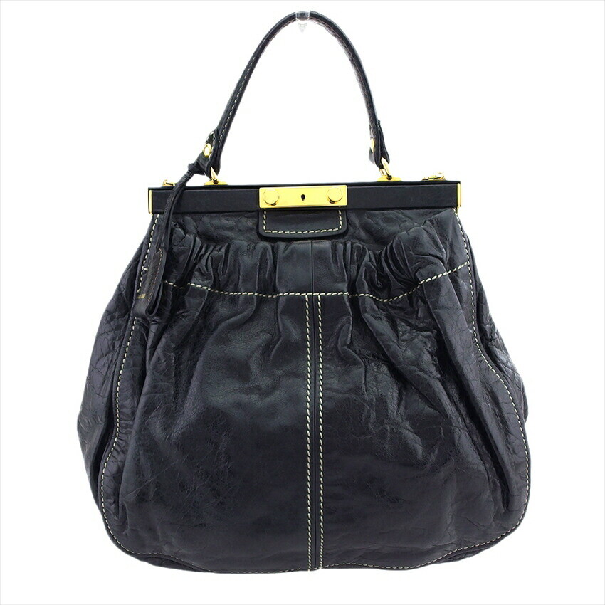 バッグ Miu Miu Leather Hand Bag Miu Miu Leather Shoulder Bag
