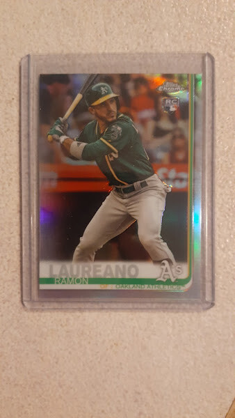 2019 Topps Chrome Refractor #178 Ramon Laureano RC A'S!