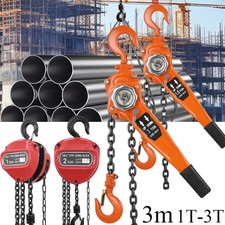 1t, 1,5t, 2t, 3t Ratschenzug Kettenzug Hebezug Hebelzug Flaschenzug 3m Hubhöhe 
