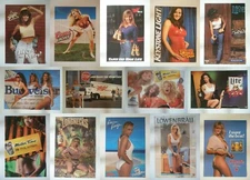 SEXY Girl BEER Poster CHOICE Miller Lite Bud Coors MGD Iron City AUTHENTIC!