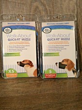 Four Paws Quick Fit Muzzle XS or Small, pick one size