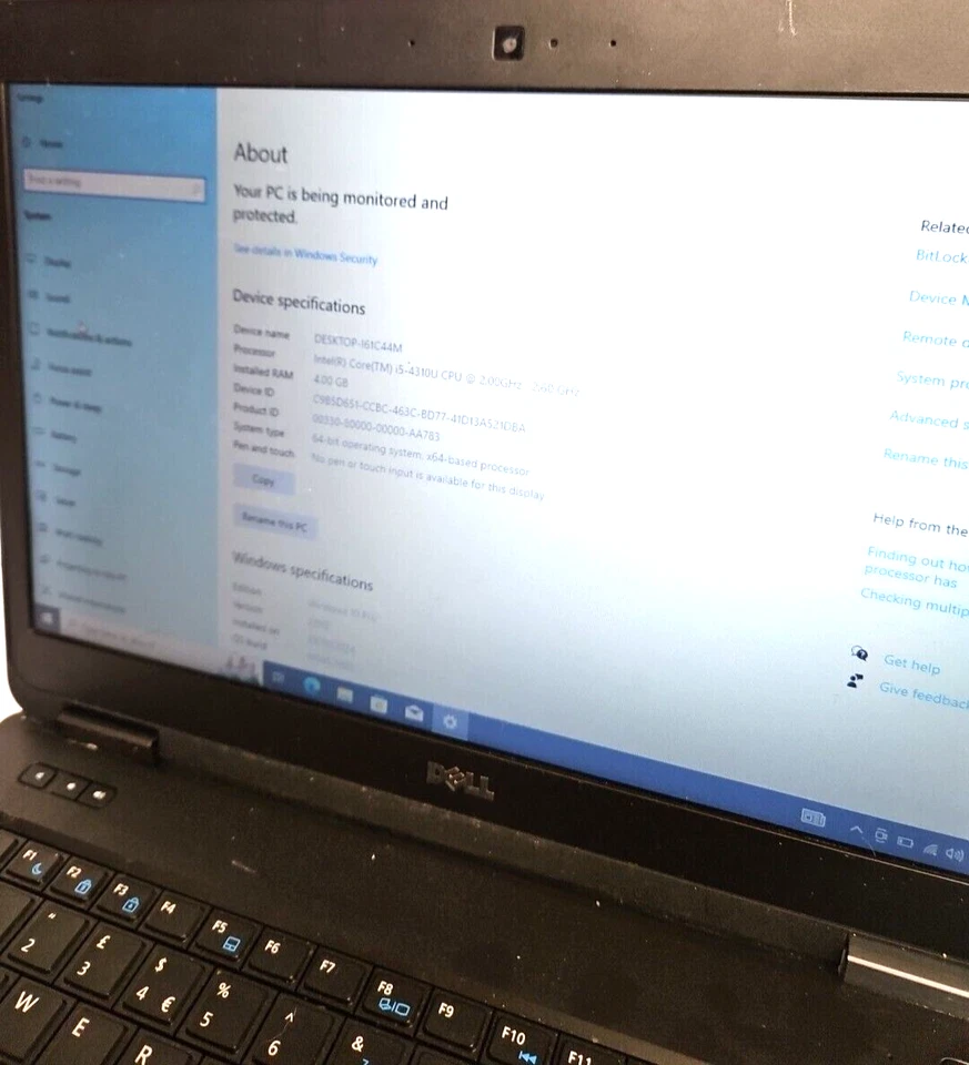 Dell Latitude E5440 Laptop Core i5-4300U 4GB 256GB SSD - Image 3 of 4