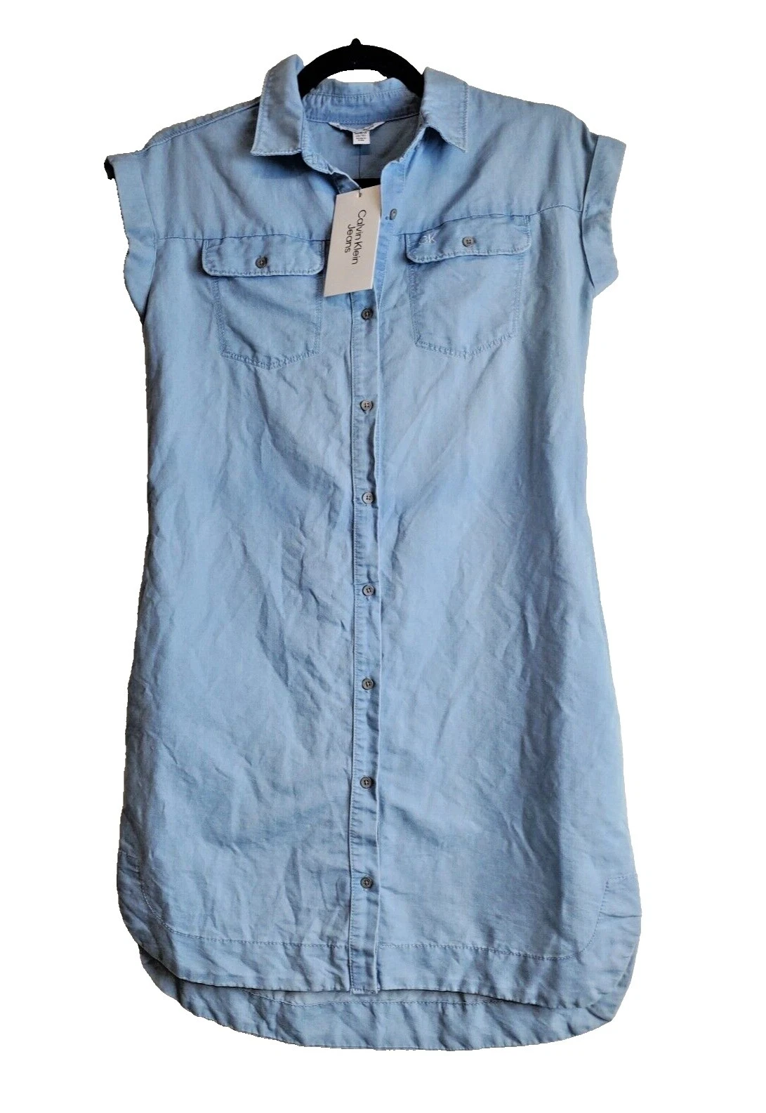 Calvin Klein Cotton Shirt Dresses