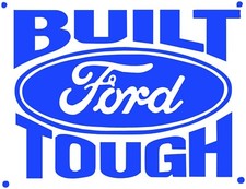 Truck Built Ford Tough Decal Sticker