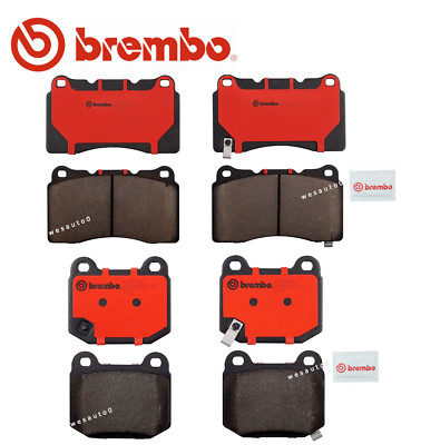 Front Brake Pad & Rear Brake Pad OEM Brembo Ceramic for Impreza WRX STI Lancer
