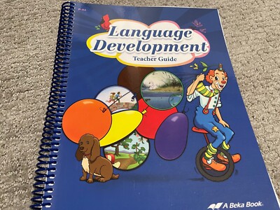 Abeka Language Development Teacher Guide P-K4 2014 Spiral Bound EXCELLENT