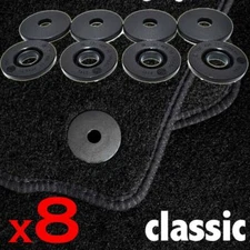 8-Pcs Black For Chevy GMC Buick Cadillac Floor Mat Retainer Clip GM Car Fastener