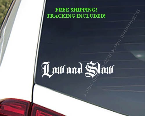low and slow sticker racing vinyl JDM drift car euro window decal ...