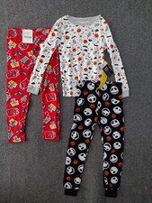Assorted Brand 3-Pack Celebrate Halloween Boys T-shirt Long  2 Leggings Size 6