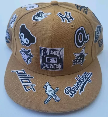 NEW ERA 59FIFTY FITTED 7 1/2 HAT COOPERSTOWN COLLECTION YANKEES BRAVES REDS METS
