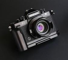 Wood Camera L Handle Hand Grip Hanlde Holder Alloy Baseplate For Nikon ZF Camera