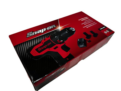 New Snap-On 14.4V MicroLithium Brushless Cordless Drill Kit 3/8 Gray CDR861GMK2