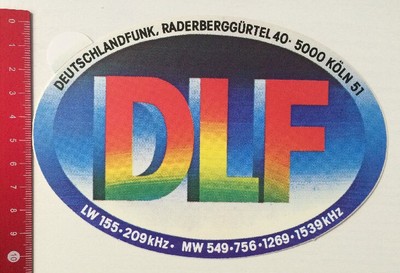 Aufkleber/Sticker: DLF - Deutschlandfunk Köln (27031670)