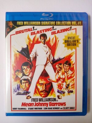Mean Johnny Barrows (Blu-ray, 1976) Fred Williamson : Code Red OOP