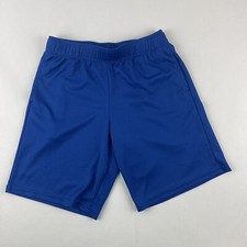 All In Motion Shorts Boys Large Blue Elastic Waist