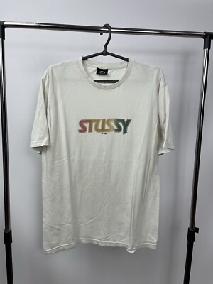 Stussy T-Shirt White Size M 1980 | eBay