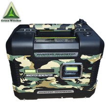Camouflage Inverter Generator 240V 2KW Max 1.7KW Rated Pure Sine Petrol Camping