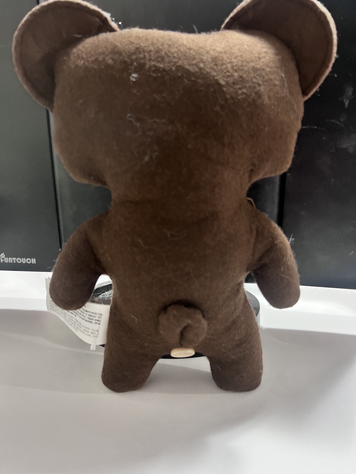 Fuggler Teddy Bear Nightmare Brown Plush Spin Master Discontinued rare