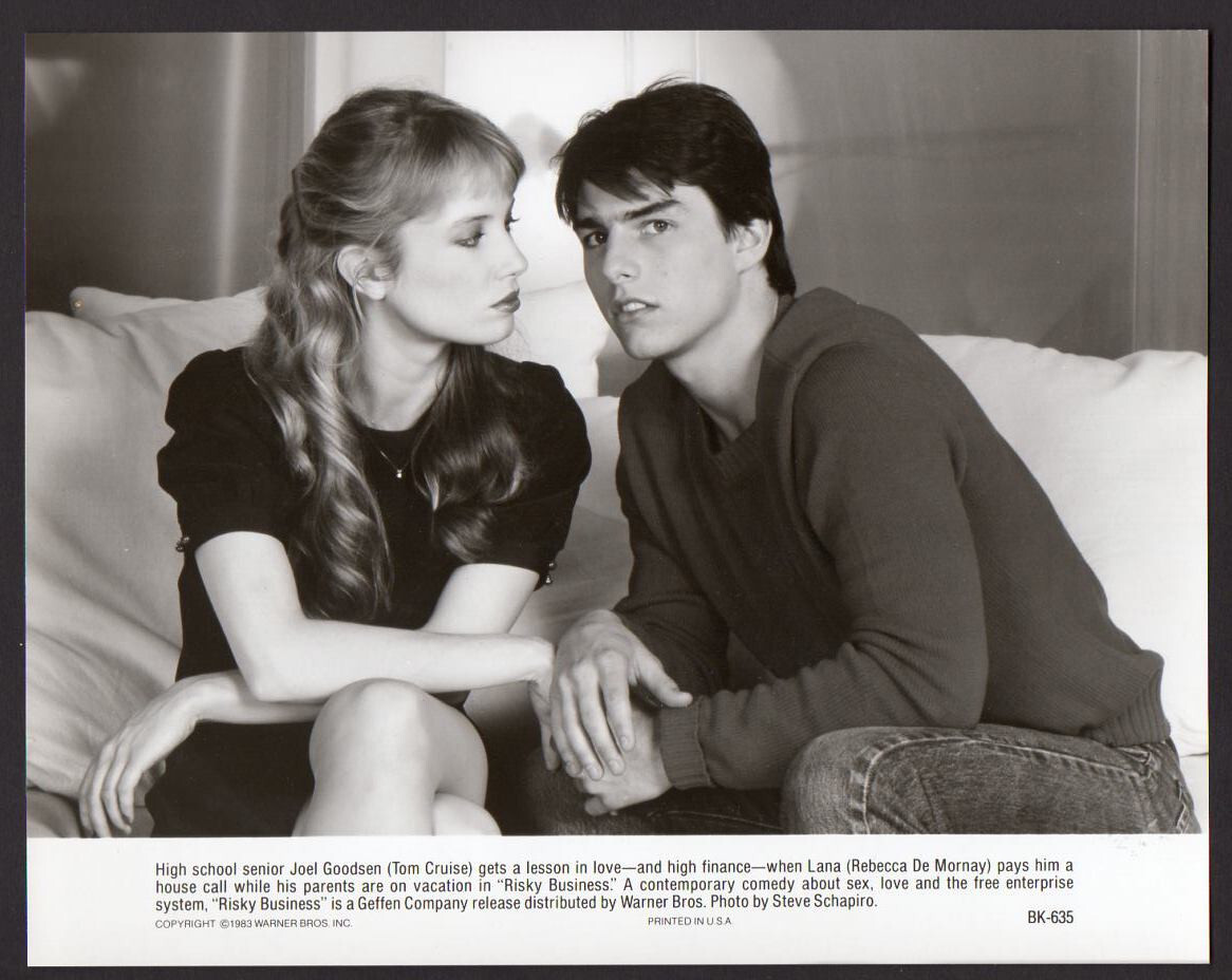 Tom Cruise Rebecca De Mornay RISKY BUSINESS 1983 Orig Movie