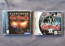 Nightmare Creatures (Ps1) And Nightmare Creatures II (Sega Dreamcast, 2000) CIB