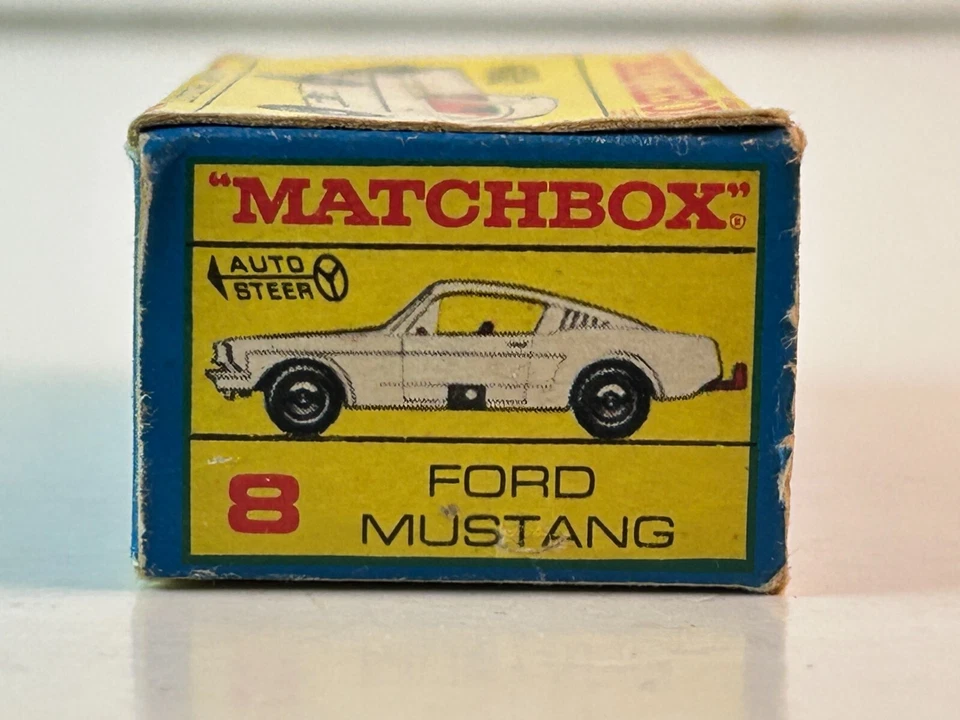 Matchbox No. 8 Ford Mustang with Original F Type Box - Image 4 of 4
