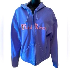 Red River women’s zip hoodie purple vintage look by pawn Active size L EUC