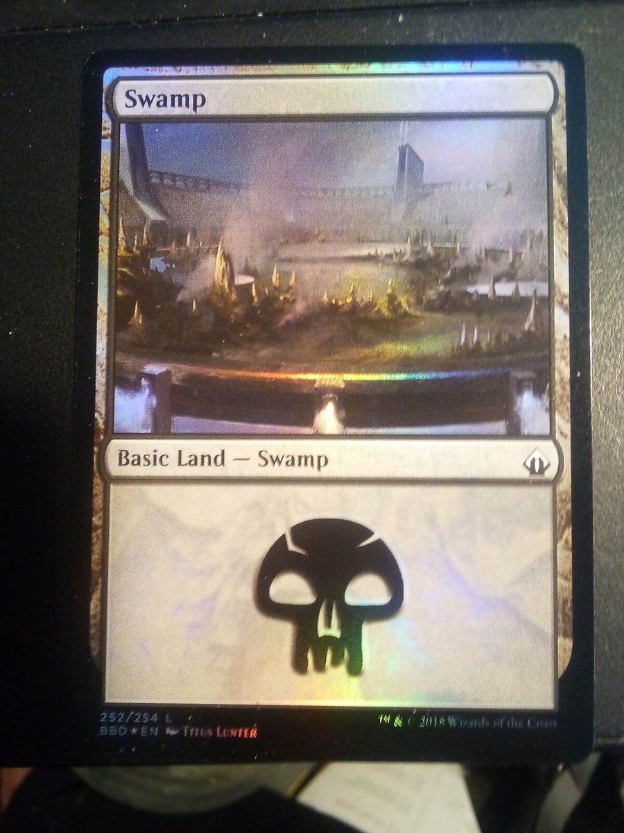 FOIL Swamp 252/254 Battlebond Magic The Gathering MTG CCG Card | eBay