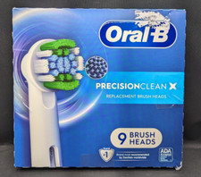 Oral-B- Precision Clean X - Replacement Brush Heads- 9 Count - Open Box