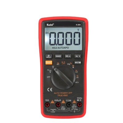 Kaisi K-890 Multímetro digital LCD profesional probador electrico