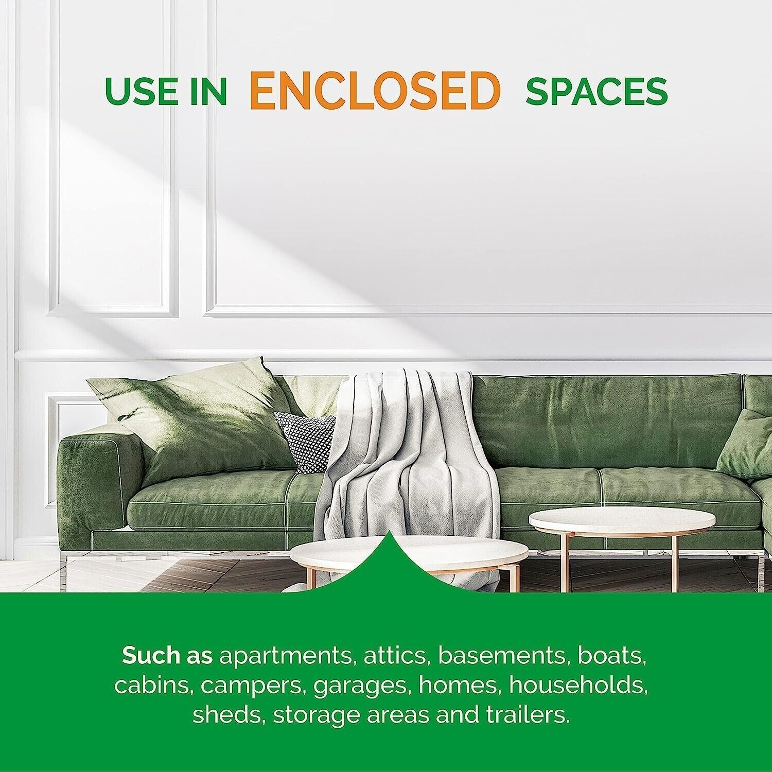 6 Can Fogger Bomb Insect Killer Bug Flies Roach Spider Indoor Bed Kill