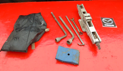 86 87 88 MAZDA RX7 RX-7 FC SPARE TIRE SCISSOR LIFT JACK AND TOOLS